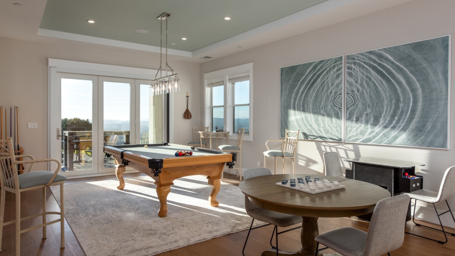 A luxury home with Smart Home integrations installed into it.