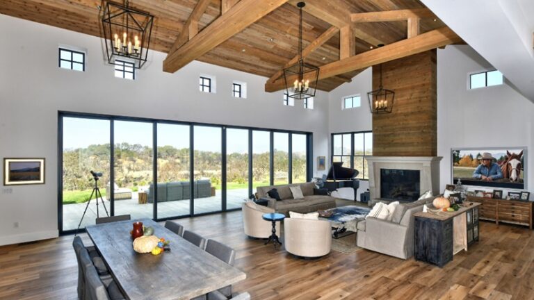 The interior of a lhome with professional home automation installations.